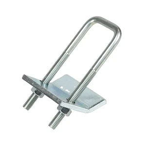 H Steel Structures U Bolt Beam Clamp China Factory Refined Malleable Steel Abrazaderas De Viga