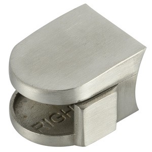 Modern Stainless Steel Railing Holding Clip Metal Glass Clamp for Bathroom Hotel Apartment Home Office Panel Glass Fixing