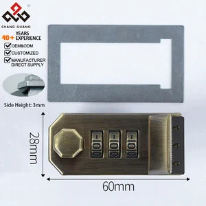 Paper Notebook Lock 60x28mm Zinc Alloy Premium Quality Secure Latch Encryption for A5/A6 Notebooks Customizable Diary/Planner