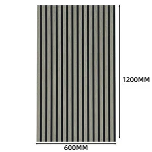 MDF Polyester Acoustic Panels Gridded Design Conference Rooms Soundproofing Sound Absorption Music Studios Home Theaters Panels