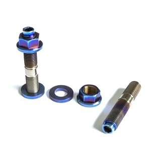 Factory Customized M10x1.25x55mm GR5 Titanium Stud Bolt Screw Nut For Car Engine