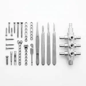 CNC Machining Parts For Medical Surgical Instrument Stainless Steel Bone Screw Components