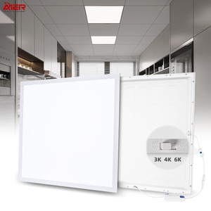 Indoor Slim Recessed Backlit Led Panel Light 60x60 62x62 60x120 Dimmable 3CCT Energy Saving Led Panel For Office