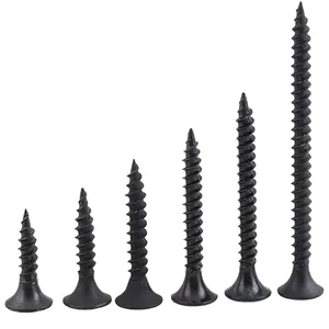 M3.5 Black Phosphate Wood Drywall Screw Hidden Camera Drywall Screw Coarse Thread Self Drilling Self Tapping Drywall Screw