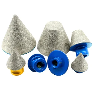 PMS 20-48MM Vacuum Brazed Diamond Beveling Conical Drill Cone Core Bit Ceramic Porcelain Trimming Chamfer Drill Bit