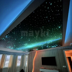 Multi Strands End Glow Fiber Optic Cable Pool Ceiling Star Lighting Plastic Fiber Optic Light