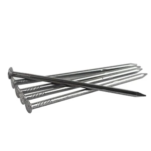 Steel Galvanized Polished Smooth Shank Flat Cap Head Industrial Grade Diamond Point Concrete Nails