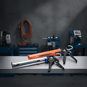Manual Caulking Gun For Double Cartridge Glass Glue Anti Slip Handle Skeleton Frame Applicator For Construction And Home DIY Use