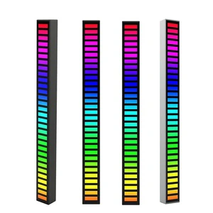 Kingshowstar Atmosphere Music Rhythm Colorful Lamp RGB Sound Control Lights LED Light Bar Car Dashboard Desktop Decoration Light