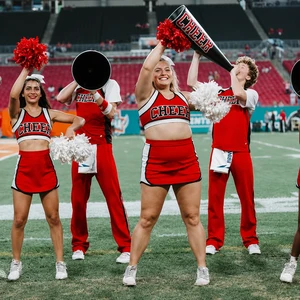 Custom Cheerleading Megaphone OEM Logo Printed School Spirit Team Competition Wholesale Factory