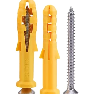 M6 M8 M10 Steel Head Plaster Plastic Expansion Pipe Anchor Bolt Hammer Drive Expansion Anchor Screw for Wall