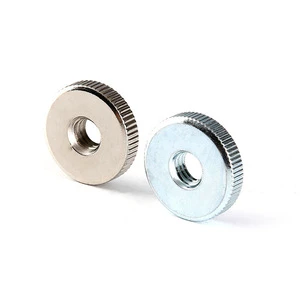 Wholesale Hot Sale Carbon Steel Knurled Thumb Nut M5 M6 M8 Knurled Galvanized Nuts GB6170 Standard