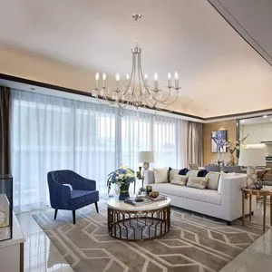 Modern Luxury American Style Crystal Chandelier Oval Pendant Lights with Switch Control AC Power Hanging Installation Art Decor