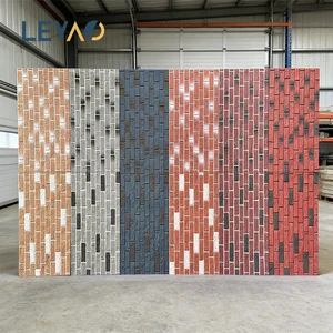 LEVAO Modern Artificial Stone Wall Panels Waterproof Fireproof Eco-Friendly for Outdoor/Indoor Use Staircase Hotel Living Room