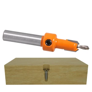 HSS 8mm Countersink Drill Bits Durable Bright Finish Shank Chamfer Countersunk Screw Hole Drilling Tools 1 Year Counterbore