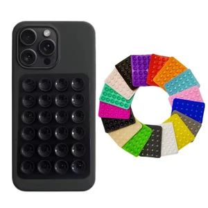 HOT Selling Non Slip Phone Silicone 24pcs Sucker Phone Case Adhesive Wall Mount Suction Holder For Mobile Phones