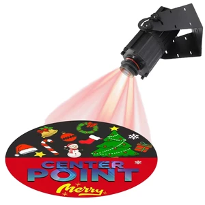 Free Custom Logo 60W/100W/150W LED Advertising Lights Outdoor Waterproof IP65 HD&Bright Christmas Wall Projection Lamp Gobo High