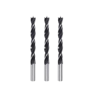 Brad Point Wood Drill Bit Set Assorted Sizes 1/16 To 1/2 Inch For Wood Drilling Woodworking Tools