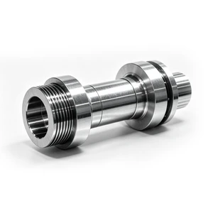 Thread Shaft Split Bushing Grooved Sleeve Steel CNC Machining Precision Parts Auto Hydraulic Machinery Custom Drawing Supported