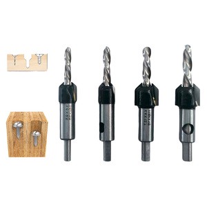 Professional Level Countersink Drill Bit Alloy Head Cone Drill for Hole Opening Woodworking Screw Installation