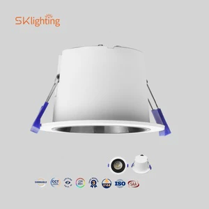 10W SAA 3cct IP44 waterfool LED Light Lamp Anti-Glare Recessed Ceiling Light Spotlight Aluminum Downlight Home 220v certified