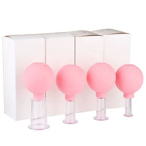 Beauty Health Care Silicone Plastic Cupping Equipment Massage Vacuum Suction Body Cupping Cups Facial Cupping Therapy Massager