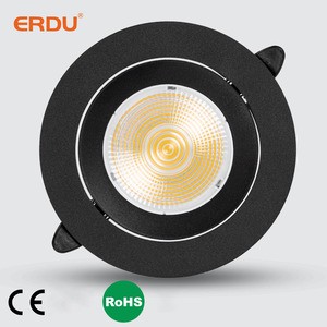 5W Modern Aluminum Home Office Ceiling Embedded Focus Adjustable 30 Beam Angle Recessed COB LED Spotlight Daylight IP20 ROHS