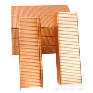 Ding Lang U-Type Nail 3515 3516 3518 3522 Copper-Plated Galvanized Steel Sharp Point Manual Pneumatic Sealing Nails