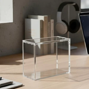 Custom High Transparency Acrylic Display Case for Pokmon TCG Trading Cards Elite Trainer Box for Home & Office Storage