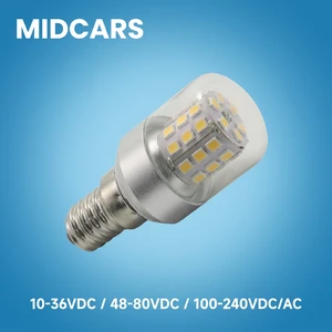 E14 LED Bulb Super Bright Cool White 6000k 5W Non Flicker Small Screw Light for Range Hood Fridge Sewing Machine Appliance
