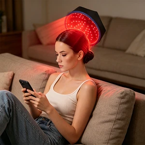 Professional 660nm 830nm Red Light Therapy Cap Helmet Red Light Therapy Hat For Head Pain Relief