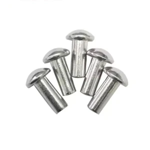 High Quality Pop Rivets Half Round Head Solid Aluminum Rivets 5056 Aluminum Alloy Grade 11 Galvanized Industrial