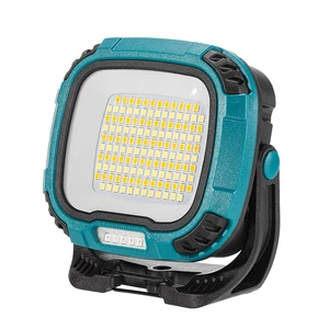 Portable LED Working Light Rechargeable Magnetic Waterproof Work Lamp Cordless Worklight Job Site Lighting for Garage Repair