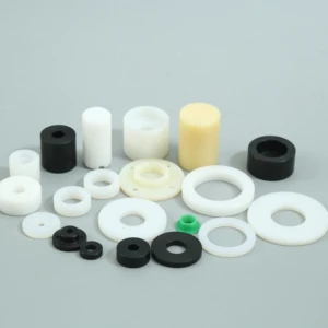 OEM Custom M2 M3 M4 M5 M6 M8 M10 M12 Nylon PA6 Insulating Gasket Sleeve Delrin Pom Acetal PE PTFE Round Shaft Bushing Washer