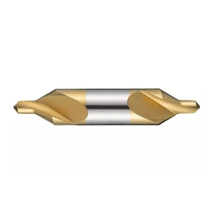 Carbide Cobalt Double Head Titanium Plating Center Drill for Metal Center Drill Center Bit