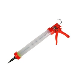 High Quality 600ML 20OZ Manual Sausage Pack Caulking Gun Construction Tools Silicone Sealant Gun With Needle