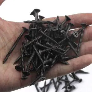 Black Carbon Steel Pan Head Drywall Screw Class 4.8 & 6.8 Metric/Inch