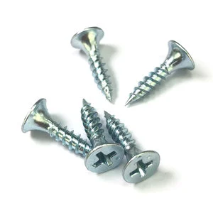 Top Grade Zinc Plated Drywall Screws, 4.8mm Stainless Steel 201 Coarse Thread For Roofing