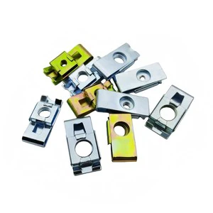 Wholesale Price Fasteners Copper Snap Spring Steel Clamping Lock U Clip Nut With Screw