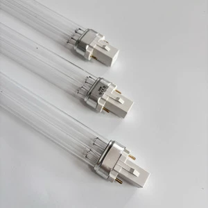H Shaped 254nm Lamp Uv Germicidal Ultraviolet Lamp Light UV 2G11 2G7 7w PLL UVC Disinfection Bulbs for Home Room Sterilization