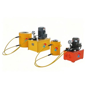 100 Ton Steel Electric Hydraulic Cylinder Extended Stroke Double Acting Hydraulic RAM Rapid Retract Jack