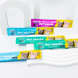 Creamy Liquid Lickable Treats For Cat Sticks Top Selling Product All Natural High Protein Offering OEM/ODM Service