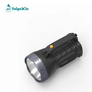 Multifunctional LED Searchlight with 10W Super Bright Beam COB Sidelight Type-C Charge Strobe Mode for Hunting/Camping/Emergency