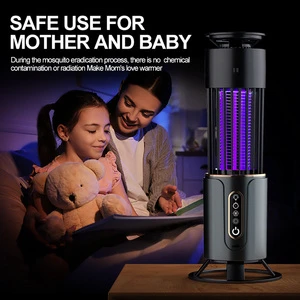 UV Tube Electric Indoor/Outdoor Bug Zapper IP20 Rated Rechargeable Battery Targets Mosquitoes Flies Gnats