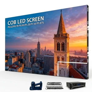 P1.25 COB Indoor Fixed Video Wall Panel Pantalla Display Led Advertising Screen for Shopping Mall Retail Store Church
