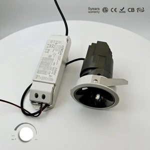 4 Inch Recessed LED Downlight 15W/18W 5CCT Trim Selectable IP54 ETL Certified Dimmable 5-Year Warranty CRI 90 For US/Canada