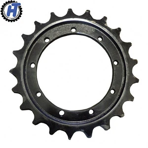 HONGTR Mini Excavator Undercarriage Parts SK03 SK65 SK75 SK120 SK140 Drive Sprocket 40SiMnTi Material ISO9001 Certified HRC50-56