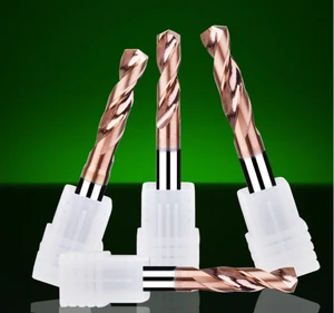 Carbide Drill Bits for Machine Tools Tungsten Steel Coated with Stainless Steel Internal Cooling Twist Drill Bit