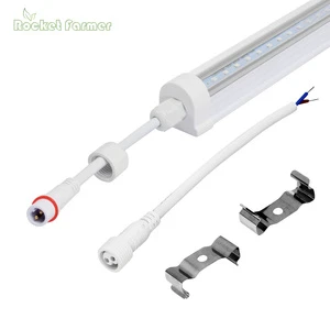 High PPFD Ip65 Waterproof 120cm 4ft T8 30W LED Plant Growth Lamp Bloom Veg Samsung UV IR Full Spectrum Linkable Tube Grow Light
