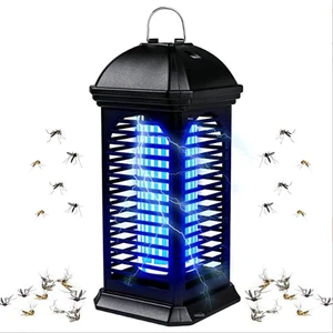 Bug Zapper Outdoor, Mosquito Zapper Outdoor, Electric Fly Zapper, Flying Insects Zapper 4200V, ABS Plastic Outer (Black)